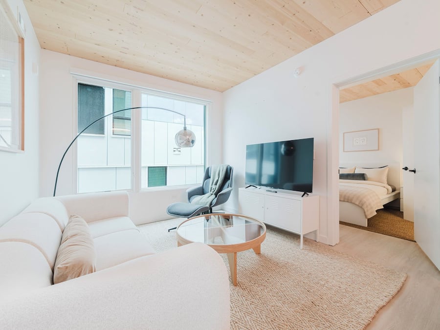 Suite, 2 chambres | Coin séjour