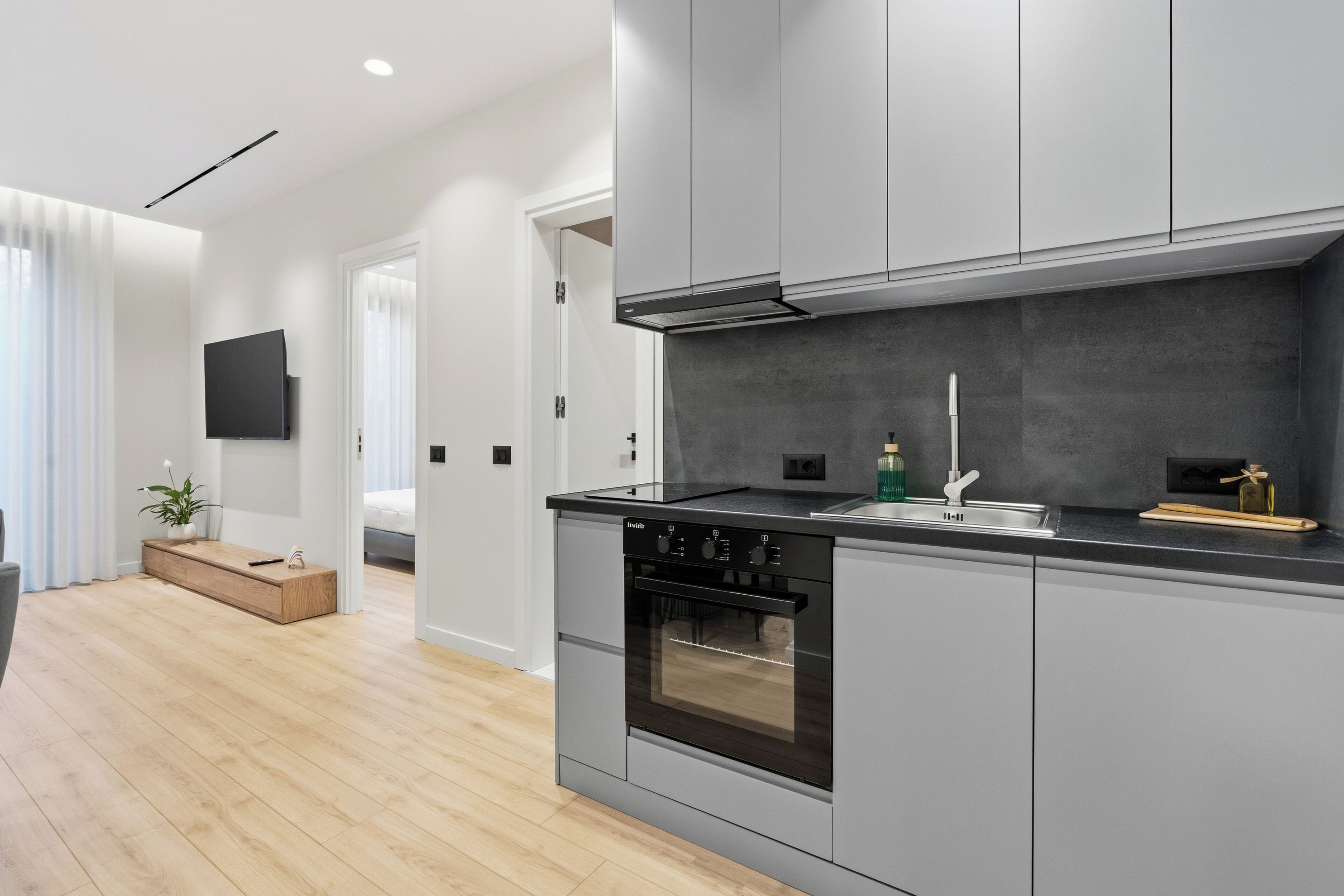 Family Apartment, Patio, Garden Area | Private kitchen
