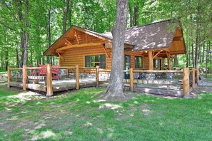 Exterior - Cozy Birch Suite – Fireplace, Lake Access & Trail Nearby (Cable)