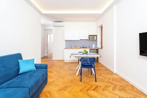 Deluxe Apartment, Balcony, Sea View | Living area - YourHome - Nerea & Nicea Apartments (Sorrento)