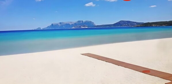 Vlak bij het strand