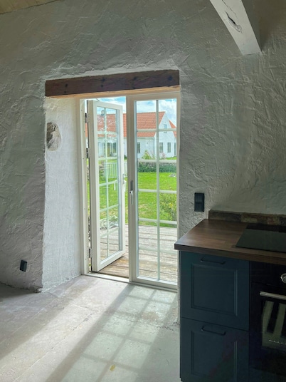 Limestone house near Hoburgsgubben on Gotland