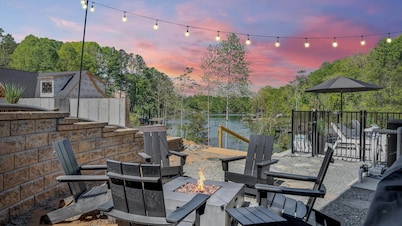 Stillwater Overlook, New w/ Covered Verandas + Heated Salt Pool, Hot Tub, Dock!