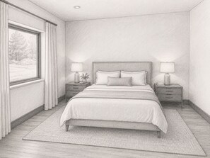 1 Schlafzimmer, WLAN, Bettwäsche