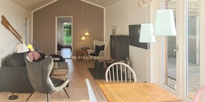Tv och eldstad