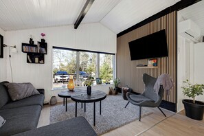 TV, fireplace - Idyllic gem on Als Odde with activities (Hadsund)