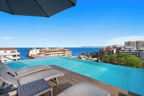 Outdoor pool, a heated pool - Luxury Nayri 509 - Impeccable Rooftop 1 block from Los Muertos Beach and Pier (Puerto Vallarta)