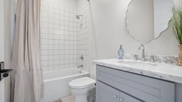 Hair dryer, towels