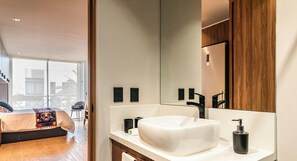 1 bedroom, free WiFi, bed sheets - Loft con balcón y cocineta (Ciudad de México)
