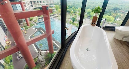 Luxury 3BR Onsen Retreat with Sauna and Swan Lake View