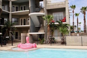 Pool - Seaside Getaway with Observation Deck Views 2bd. (South Padre Island)