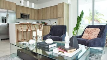 Apartamento conforto, vista para a cidade | Parte interna