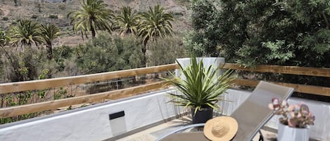 Appartamento, 1 camera da letto, patio | Balcone