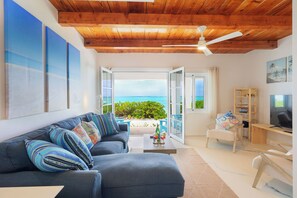 Living area - Caicos Calm: Serene 2BR Condo in Whitby, North Caicos - a Garden Isle Getaway (Whitby)