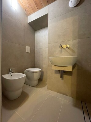 Shower, hair dryer, bidet, towels - Italian Villa with private pool and spectacular views (Gualdo)