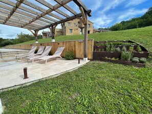 Terrace/patio - Italian Villa with private pool and spectacular views (Gualdo)