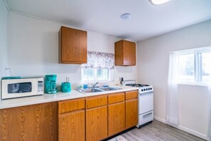 Fridge, microwave, stovetop, toaster - Cozy Cabin Getaway in Iosco County (Iosco County)