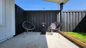 Terrace/patio - Modern 1BR ADU w/ Kitchen, Laundry & Patio (Denton)