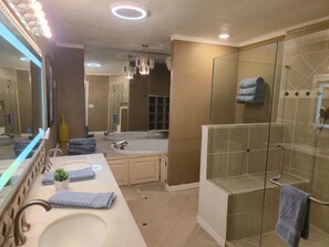 Jetted bath, hair dryer, towels, soap - LakeFront, 10 Bed, 8 bath, Pool, Treehouse, Hottub, GameRoom,Largest N Texas STR (azle)