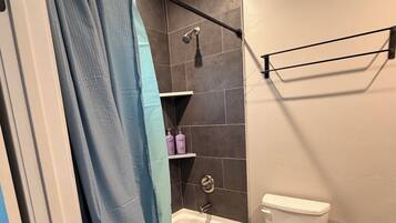 Towels, soap, toilet paper