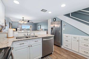 Fridge, microwave, oven, stovetop - Coastal Bliss l Pool l Boat Ramp l Walk to Beach (St. Augustine)