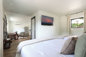 1 chambre, lit parapluie, Wi-Fi gratuit, draps fournis