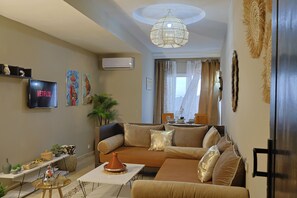 Living area - Appartement Moderne au Centre-Ville Guéliz (Marrakech)