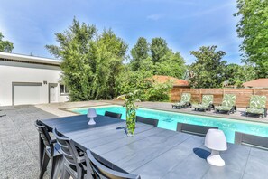 Pool - Lavignottes - Piscine & Tennis - Clim (Labouheyre)
