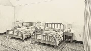 3 bedrooms, travel crib, free WiFi, bed sheets