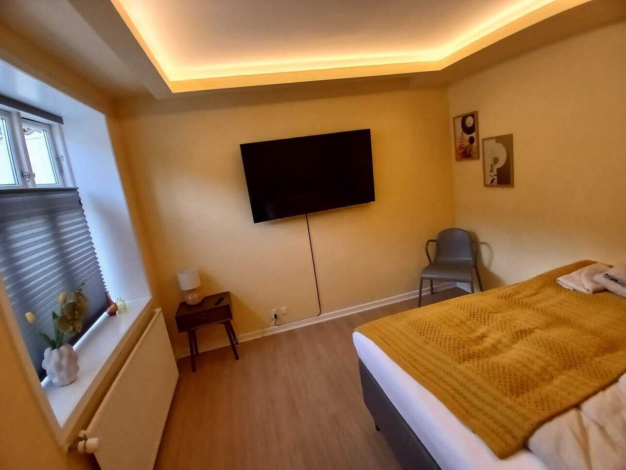 Deluxe-værelse med dobbeltseng eller 2 enkeltsenge - ikke-ryger - udsigt til gårdsplads | Gratis Wi-Fi