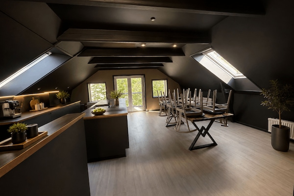 Design Double or Twin Room, Non Smoking, Garden View | Private kitchen | Fridge, oven, stovetop, dishwasher