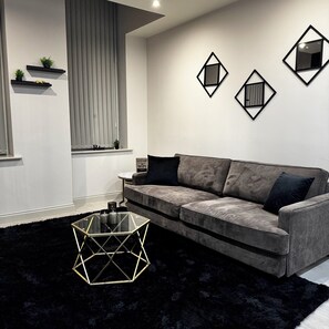 Living area - Centenary house Luxury Apartment Leeds City Centre (Leeds)