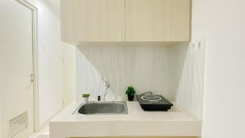 Apartemen Standar | Dapur pribadi | Ketel listrik