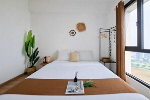 Bed sheets - 3 Pax Tranquil 2Br At Sky House Bsd Apartment (Pagedangan)