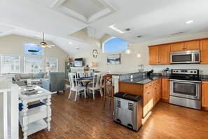 Private kitchen - CB23 - Stella Blue- Spacious 4BR home in Corolla, pet-friendly, with hot tub. (Corolla)
