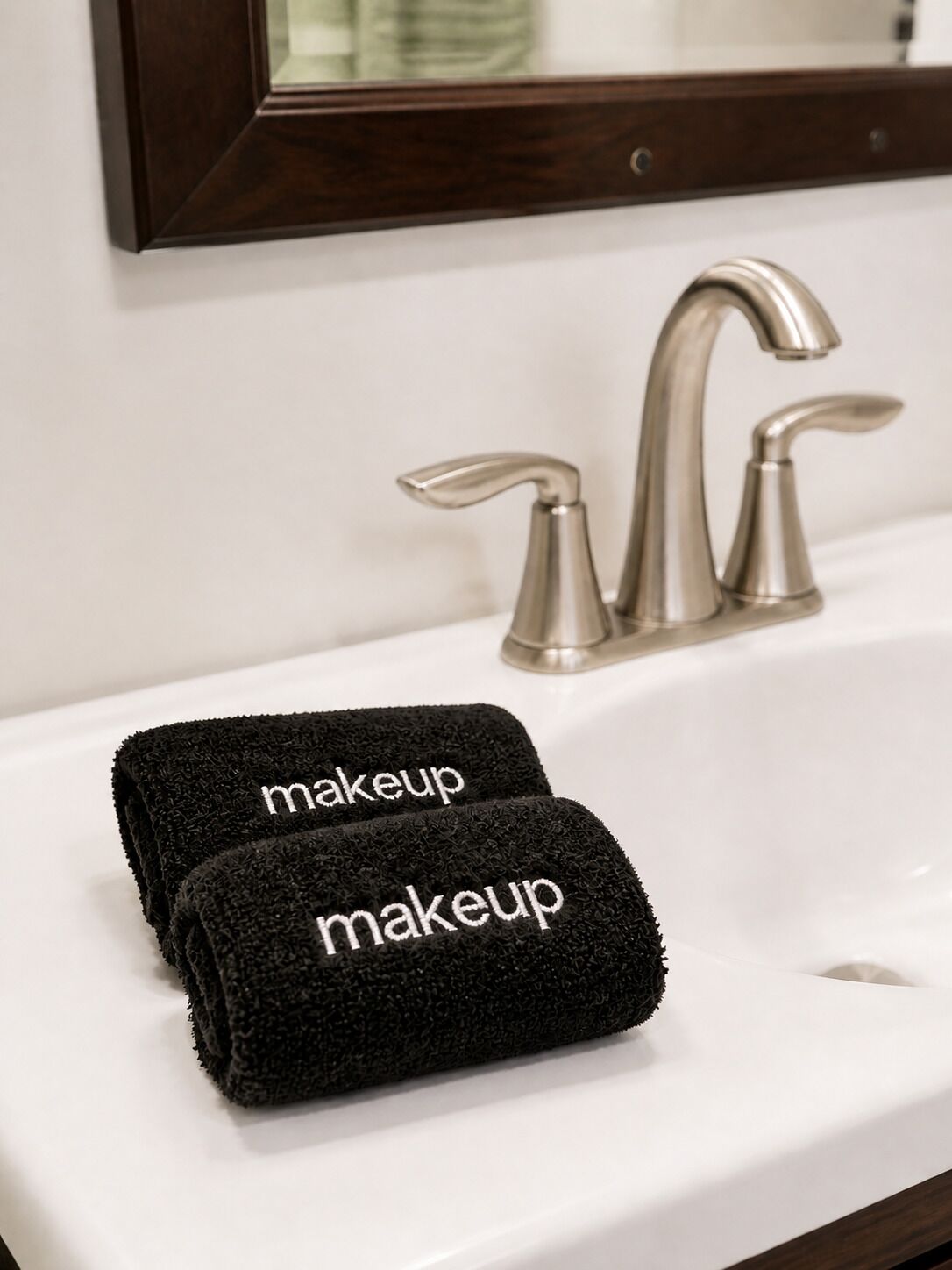 Hair dryer, towels