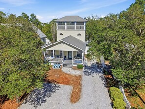 Exterior - 30A Coastal Cottage—Steps to Beach, Pool, Bikes (Santa Rosa Beach)