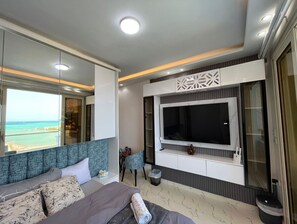 Apartment, 1 Bedroom, Smoking, Balcony | Living room - Charming 1-bedroom Apartment With Ocean Views in Hurghada (Hurghada)