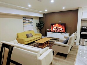 Shared Dormitory, 1 Bedroom | Living area - Room-kings Bedroom in Basement Apartment (Brampton)