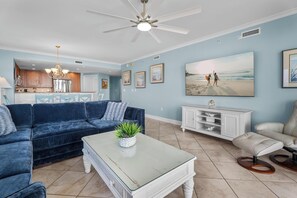 TV, offices - Large Oceanfront Condo w/Pool - Steps To The Beach (Ocean City)