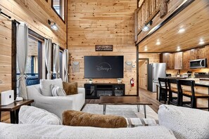 Smart-TV, Kamin, Videospiele