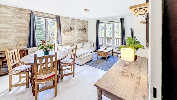 Living area - Les Hauts des Brevières by Interhome (Tignes)