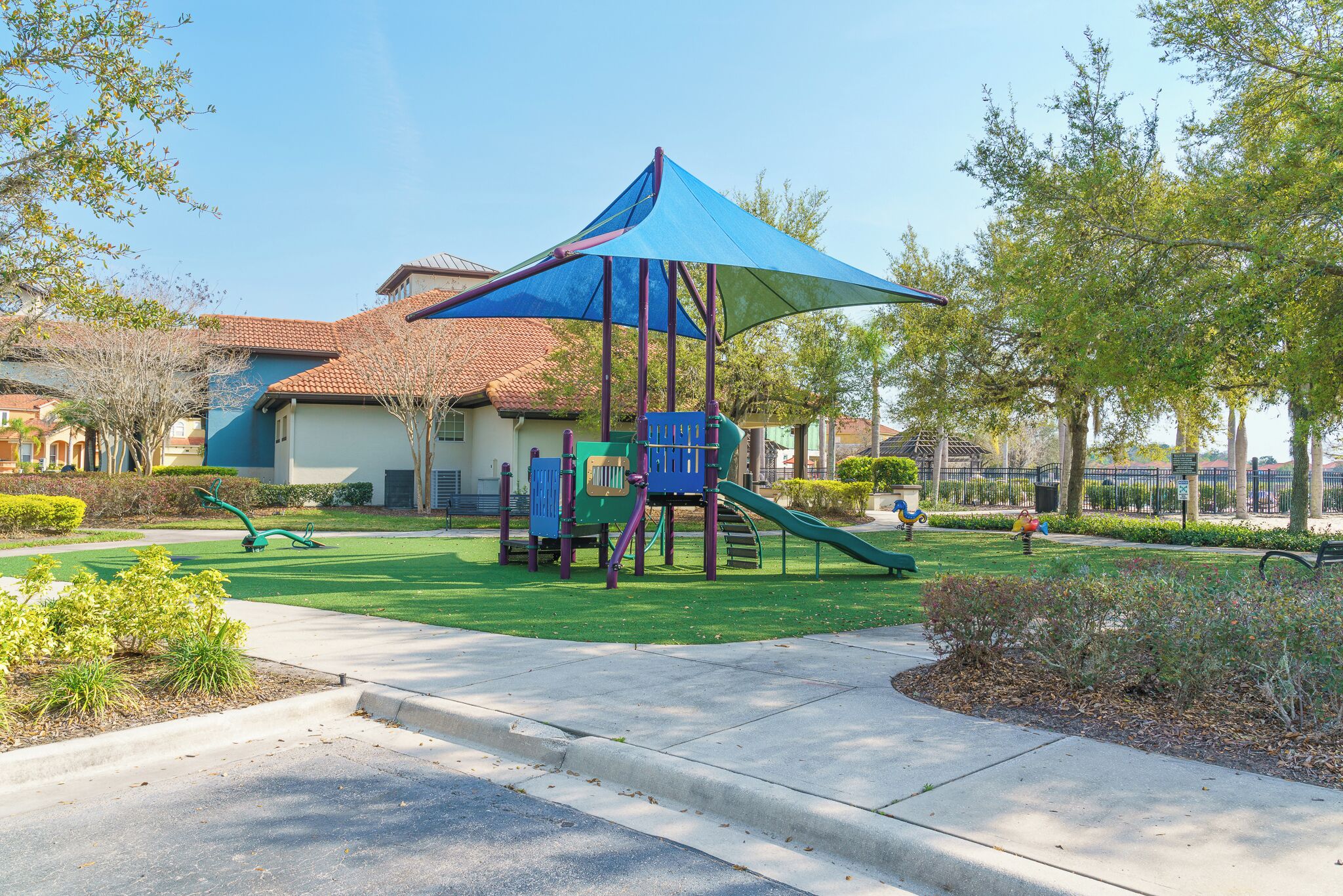Área de juegos infantiles al aire libre