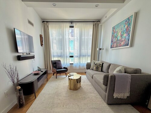 Modern one bedroom apartment in Dumbo near Brooklyn Bridge Park Waterfront