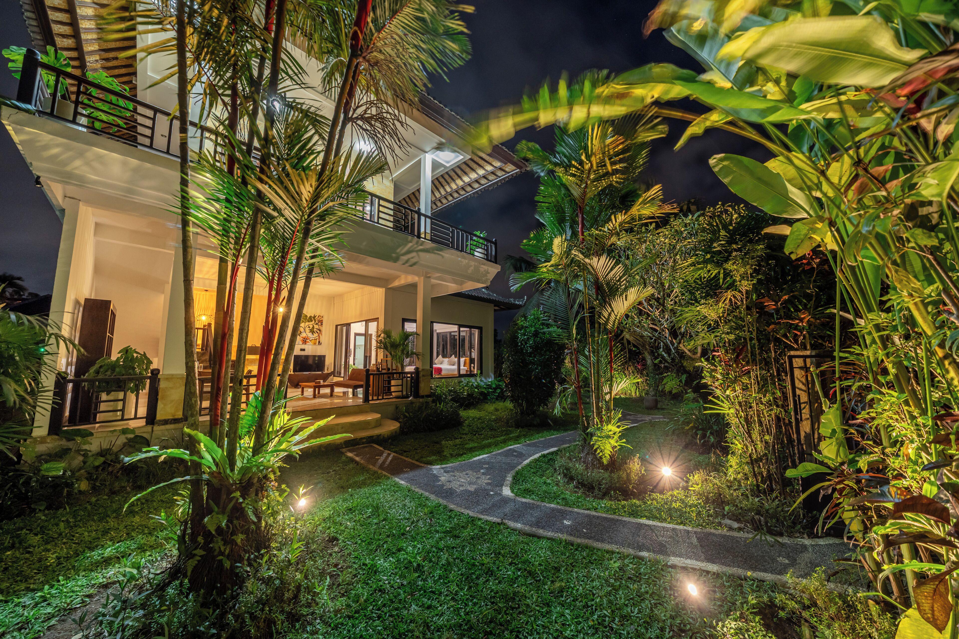 Luxury-Villa, 2 Schlafzimmer, Küche, Gartenblick | Blick auf den Garten