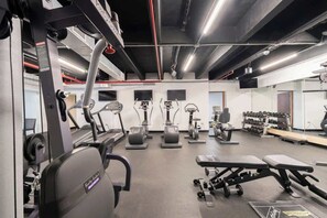 Fitness facility - Balcony Studio • Ocean Breezes, AC• Prime Location (Carolina)