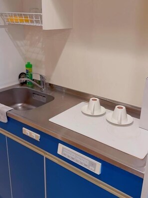 Superior Apartment, Balcony | Private kitchen - Dc Sakura Hotel - daikokuyon Branch (Osaka)