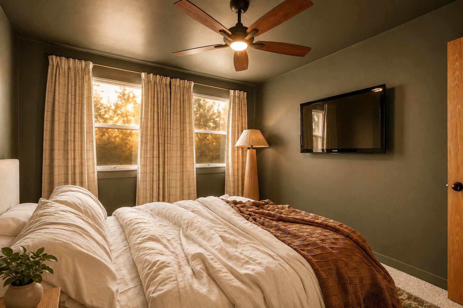 3 chambres, fer et planche à repasser, Wi-Fi gratuit, draps fournis