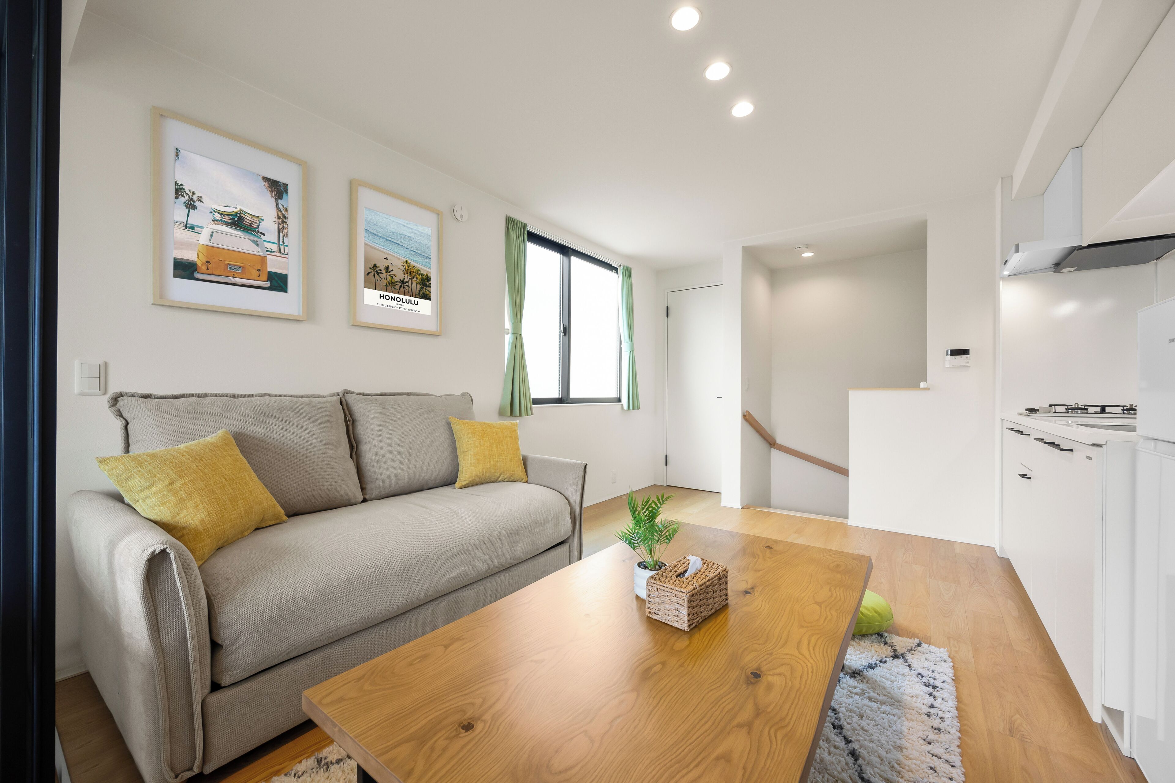 Standard Apartment, 1 Double Bed with Sofa bed, Non Smoking, Beachfront | Living area