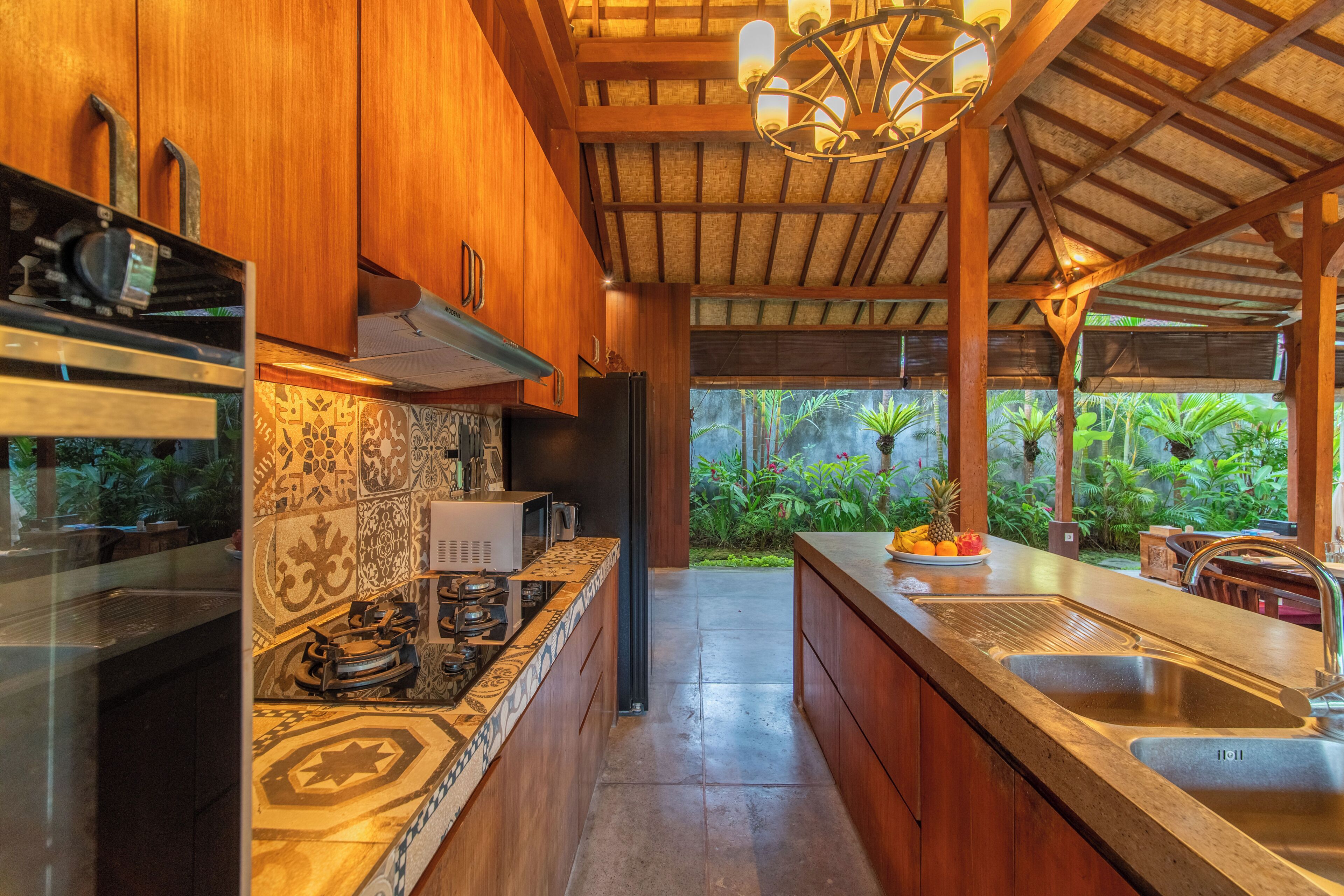 Villa, Private Pool | Private kitchen | Full-size fridge, microwave, oven, stovetop